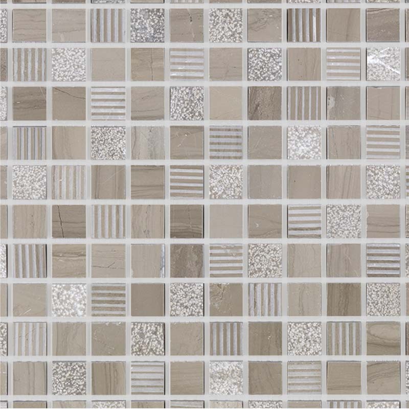 Mosaique Pierre Naturelle Beige Wood Capri