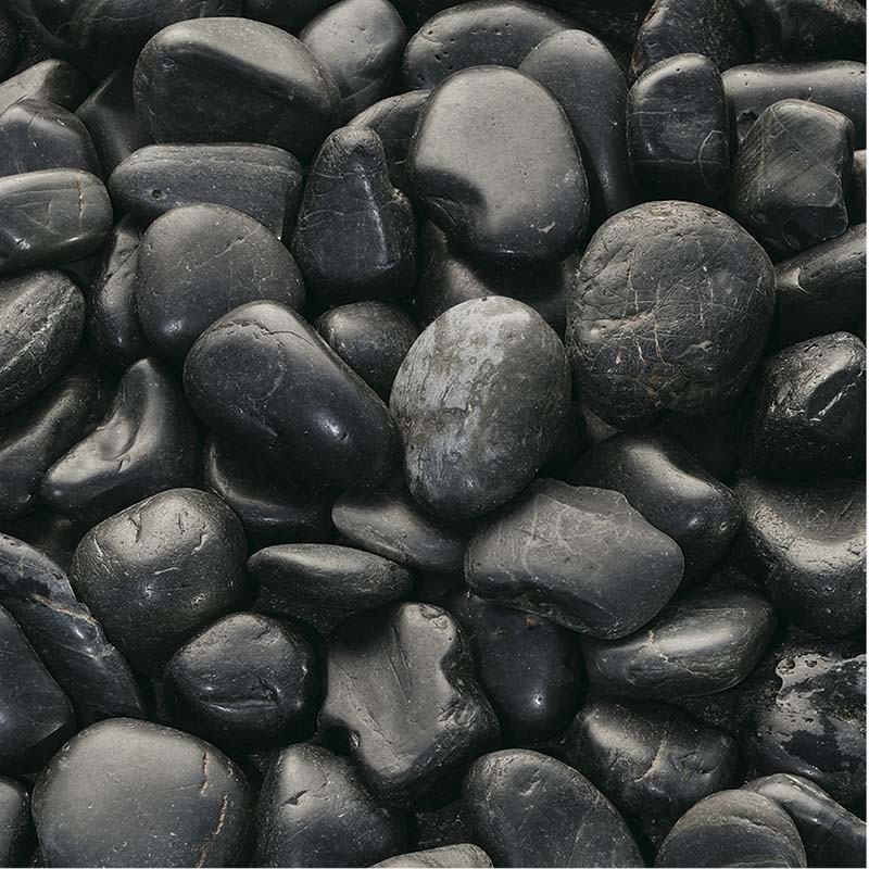 Galets polis noirs 3/5cm