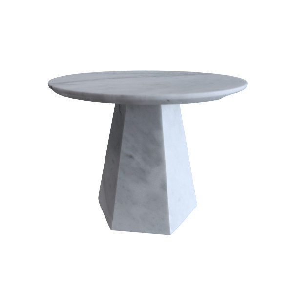 Table Hexagonale Marbre Calacatta Vena Fine 50x35cm