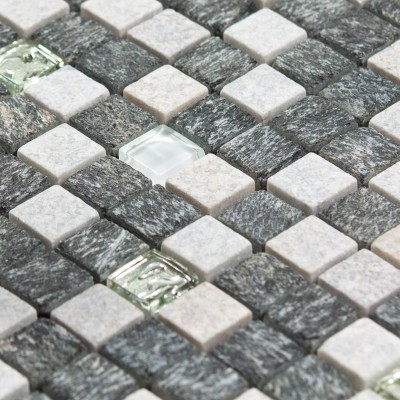 Mosaïque Quartz Gris