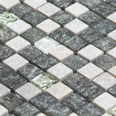 Mosaïque Quartz Gris