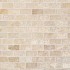 Mosaïque travertin lamelles beige