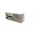 Parement angle quartzite gris pierre naturelle