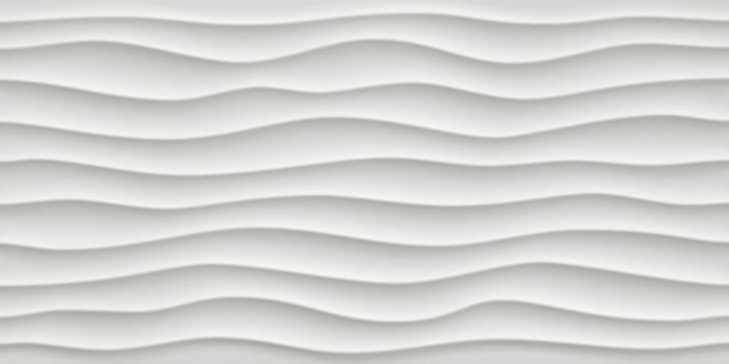 Carrelage Blanc Carina White 3d Vague 80x40cm Capri