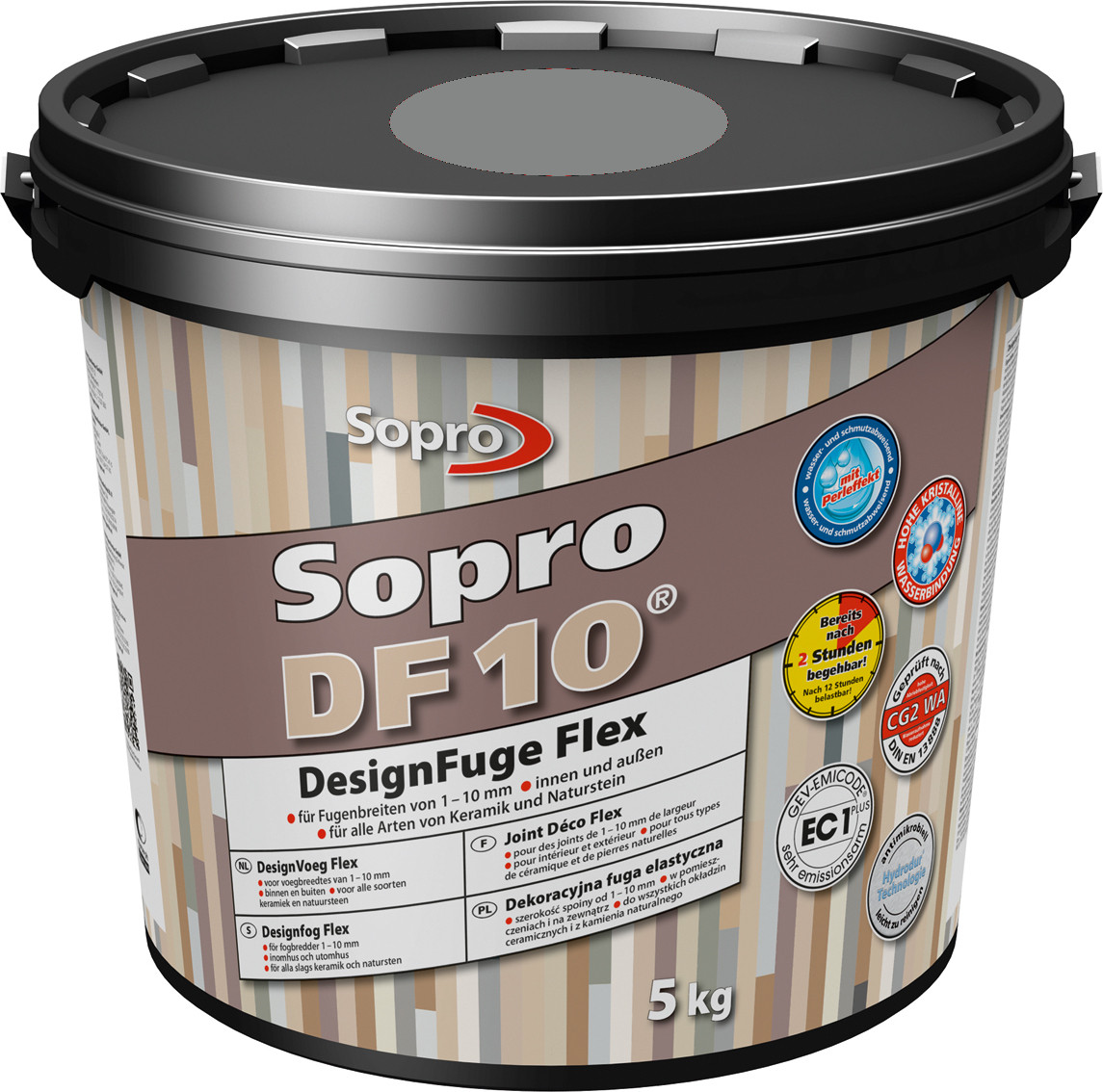 Mortier joint ciment sopro DF10 gris