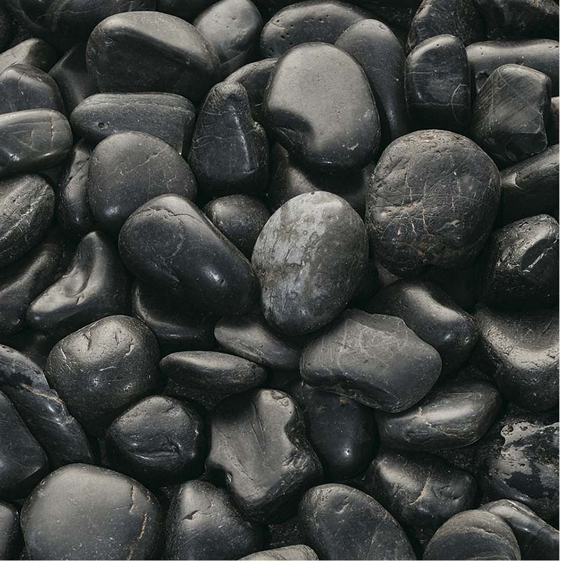 Galets polis noirs 3/5cm