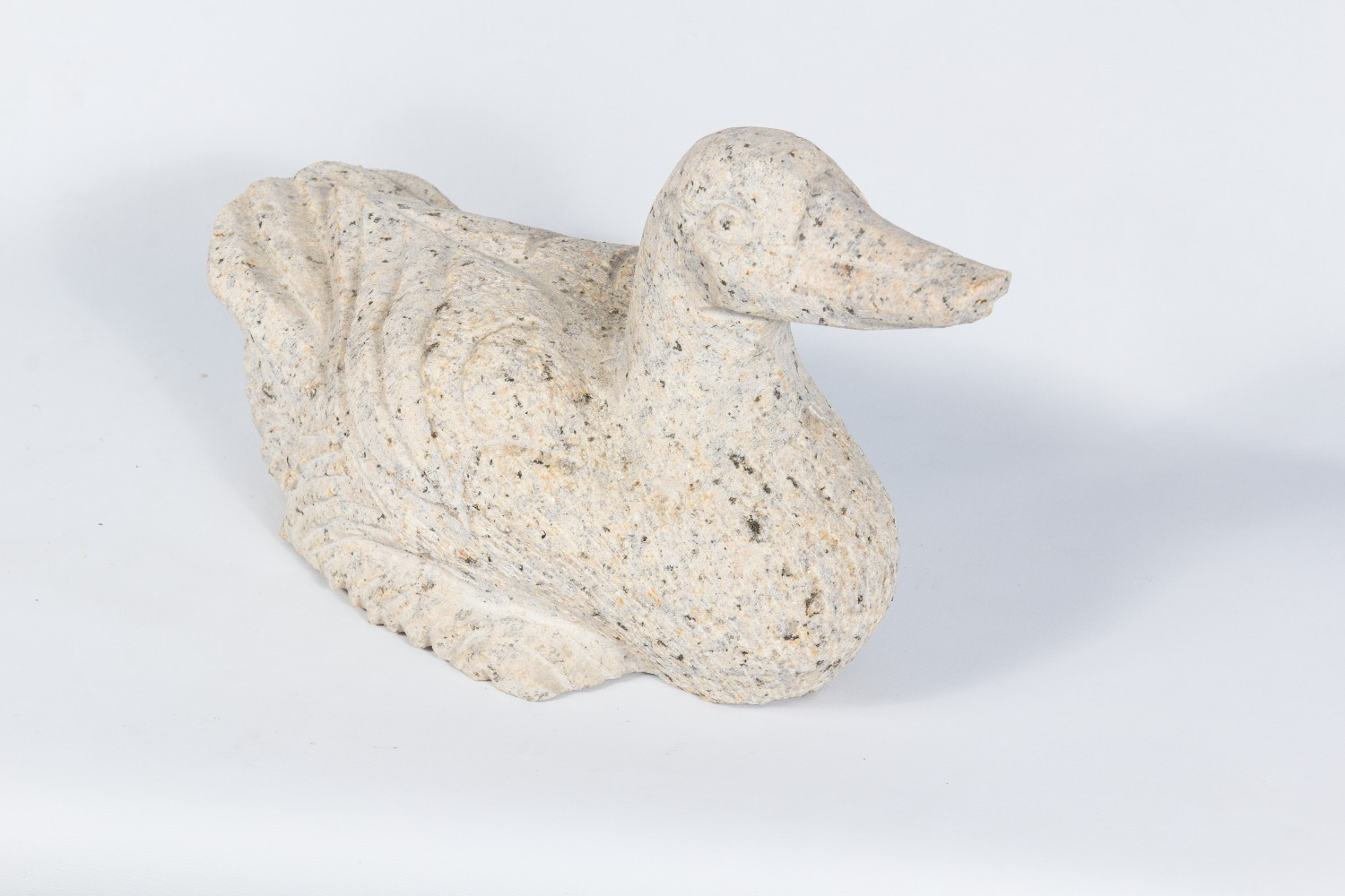 Sculpture canard assis - Granit Negara