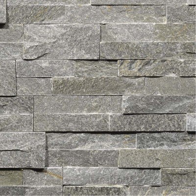 Parement Pierre Quartzite gris clair Alta Banc C 2/3cm