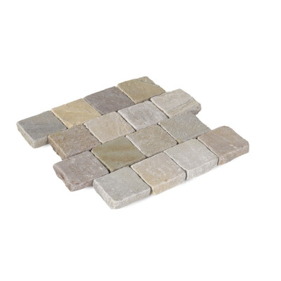 Pavé Grès Bali 10x10cm, ép.3cm