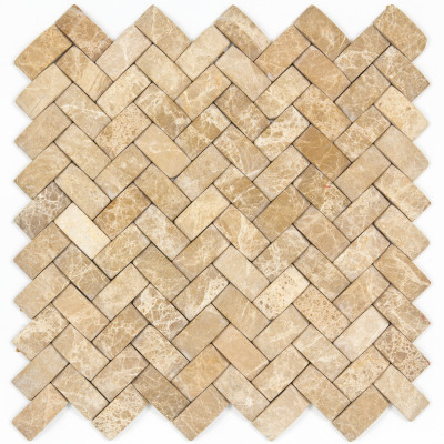 Mosaïque marbre beige  sans joint