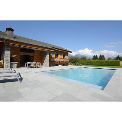 Dallage Calcaire Gris pierre naturelle