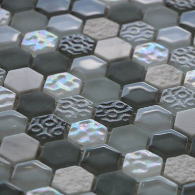 Pâte de verre Pierre et Verre Grise