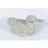 Sculpture animal canard en pierre naturelle