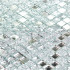 Mosaïque en verre argent