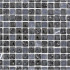Mosaïque Marbre et verre Chrome Color noire
