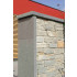 Muret parement pierre naturelle quartzite