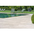 Dallage piscine calcaire beige