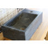 Vasque pierre lave main calcaire gris Neka