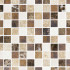 Mosaïque pierre naturelle marron