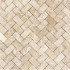 Mosaïque marbre beige tressée