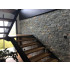 Parement pierre Quartzite gris foncé angle
