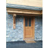 Mur extérieur maison en parement vercorin gneiss