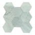 Dallage hexagonal marbre blanc Zatoka